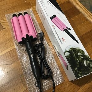 Hair curling Iron 3 Barrel Wand (New)